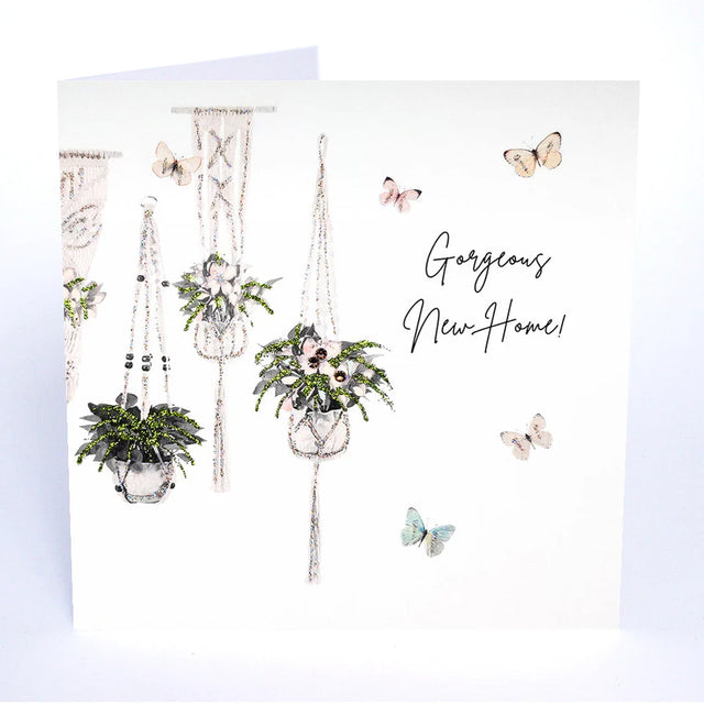 Gorgeous New Home Card - Plants
