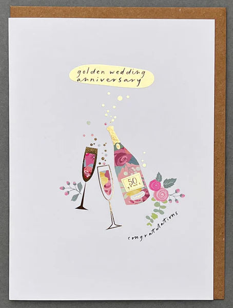 Golden Wedding Anniversary Card