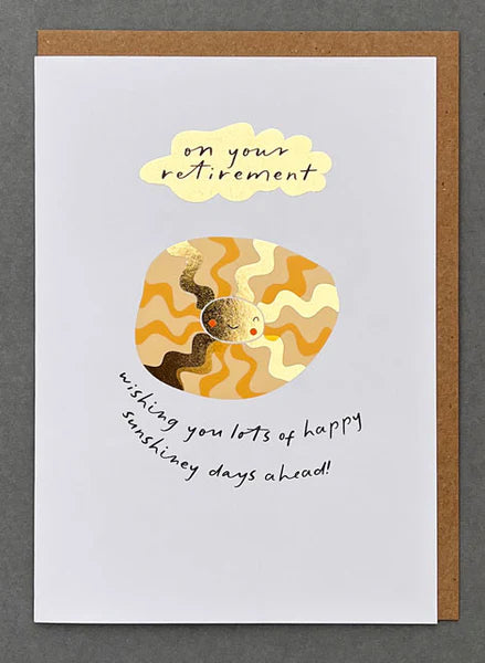 On Your Retirement Sunshine Card