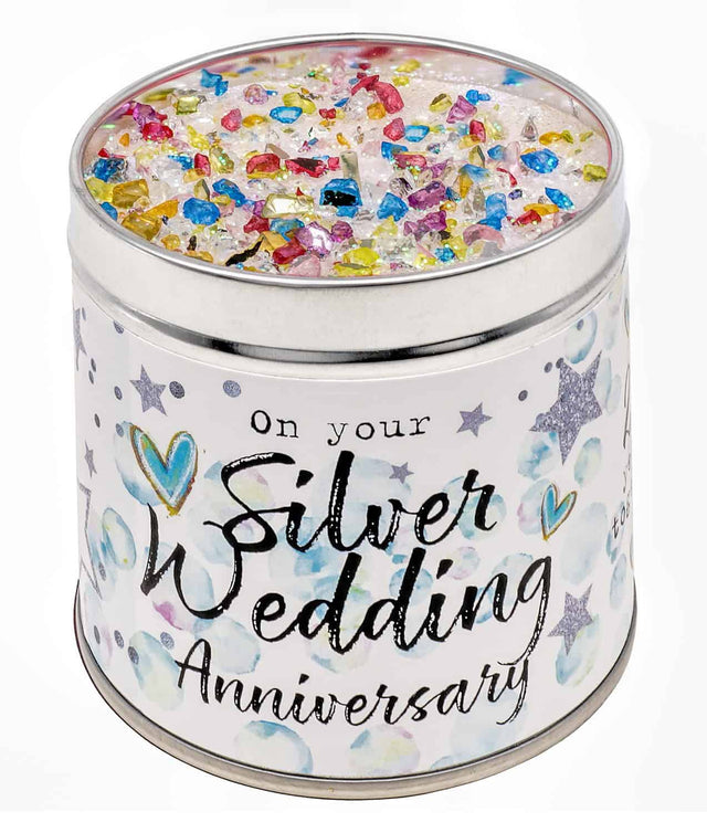 Just Because Anniversary Candle - Silver