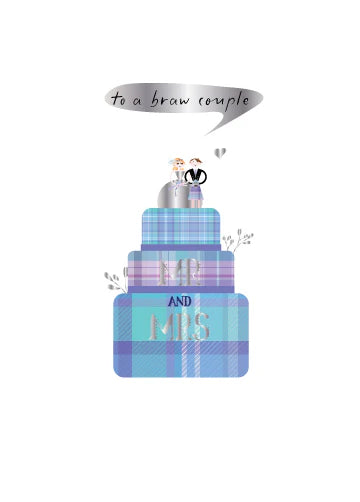 To A Braw Couple Mr & Mrs Card