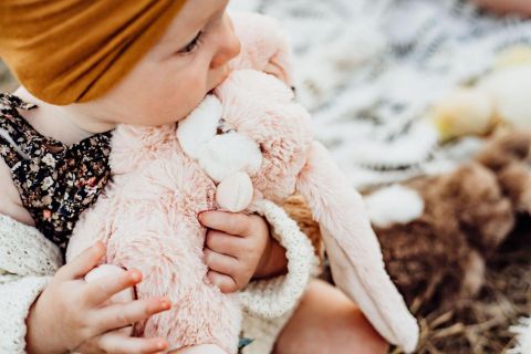 Tiny Nibble Pink Bunny