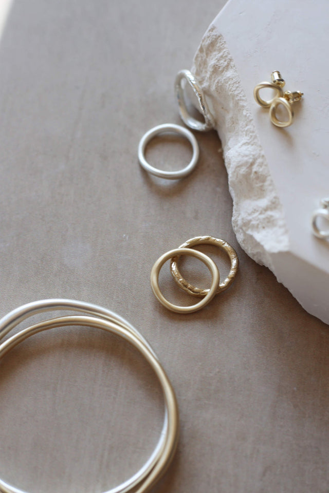 Tutti Wave Ring - Gold