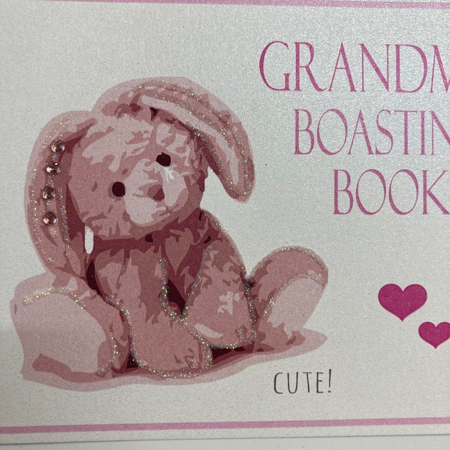 Grandma's Boasting Book - Pink Bunny