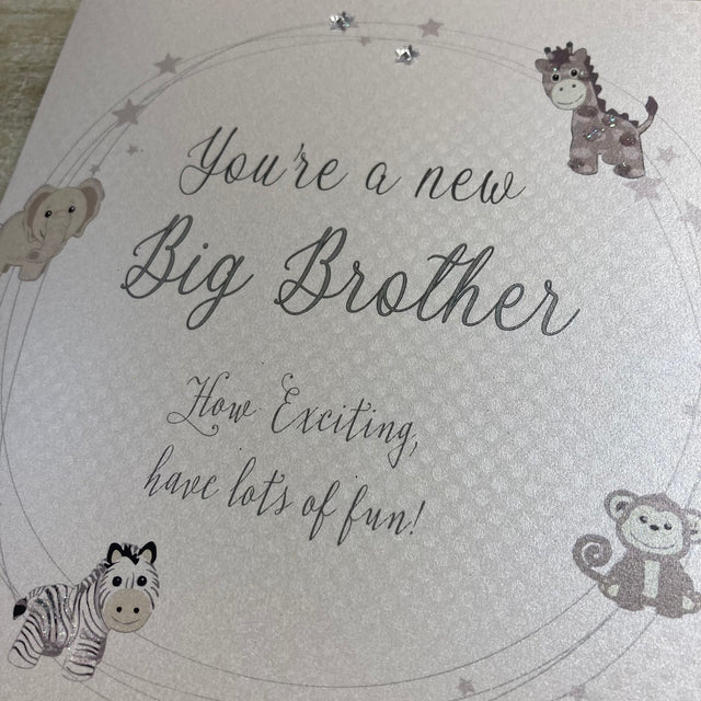 White Cotton New Big Brother Card