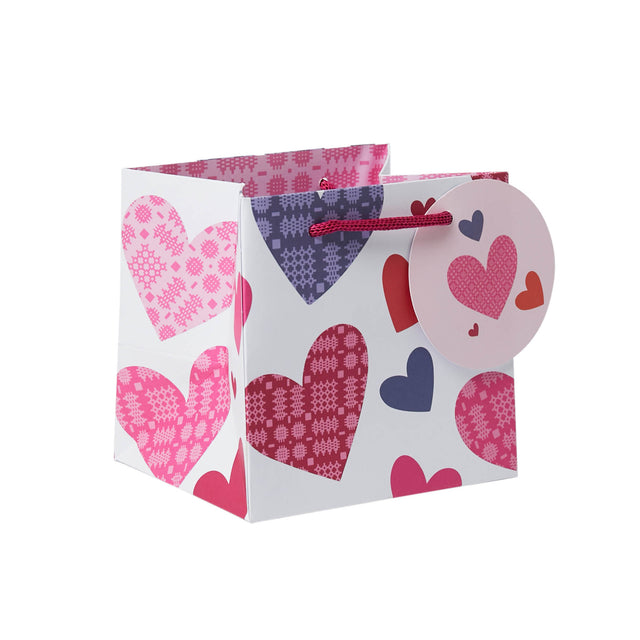 Tapestry Heart Mug Gift Bag