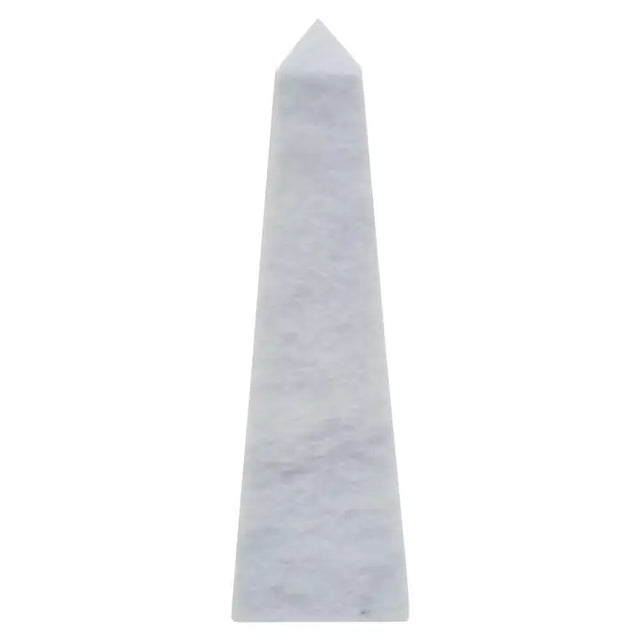Salmo White Marble Obelisk - Small