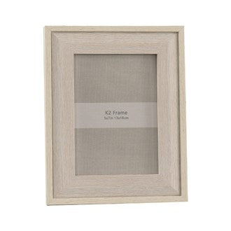 Neutral Wooden 5' x 7' Photo Frame