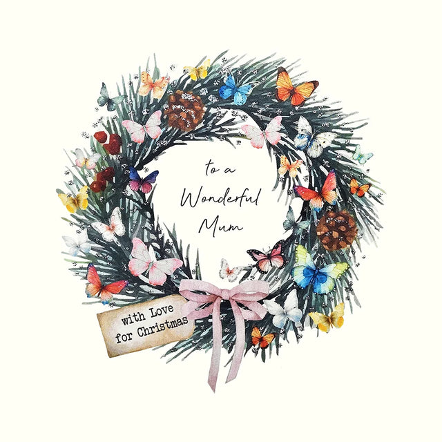 To A Wonderful Mum Christmas Card