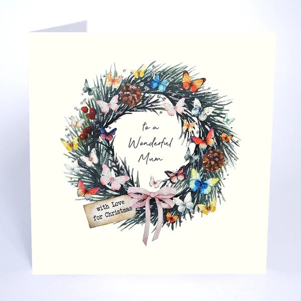 To A Wonderful Mum Christmas Card