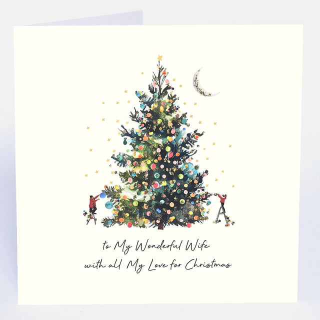 To My Wonderful Wife With All My Love for Christmas - Large