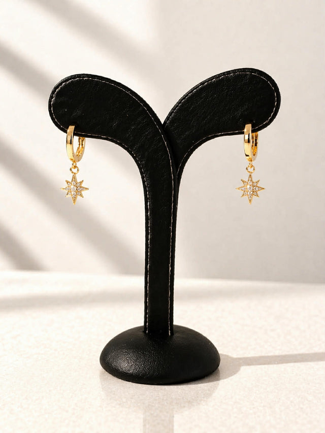 Star Earrings - Gold
