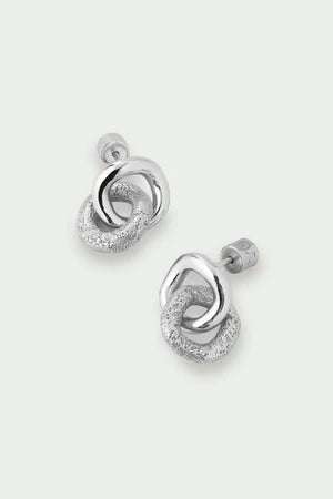 Tutti Bind Earrings - Silver
