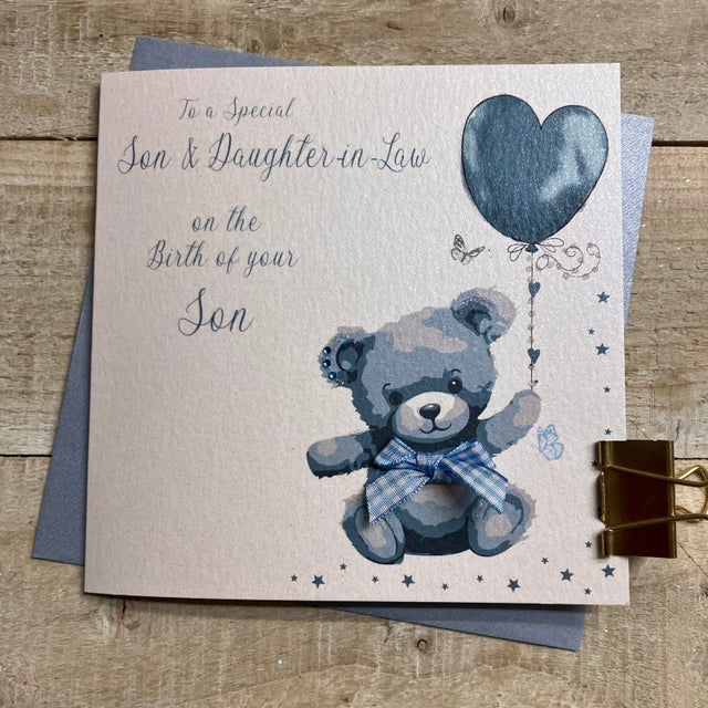 WC Son & DIL Birth Of Your Son Card