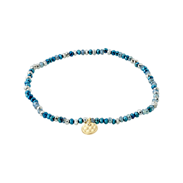 Pilgrim Gold and Blue Indie Bracelet