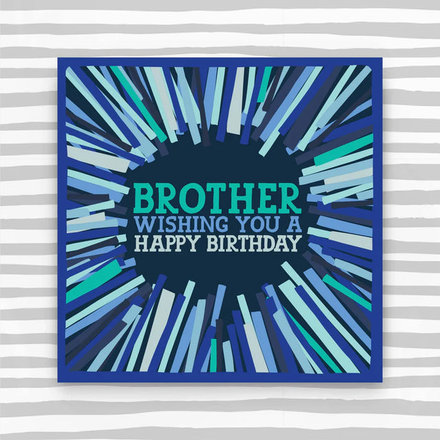 Happy Birthday Brother Card