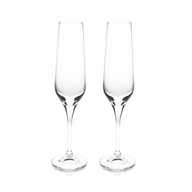 Tipperary Crystal Champagne Flutes - Set of 2
