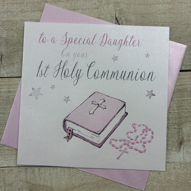 Daughter on 1st Holy Communion Card