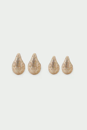 Tutti Dome Earrings Small - Gold