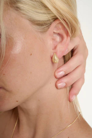 Tutti Dome Earrings Small - Gold