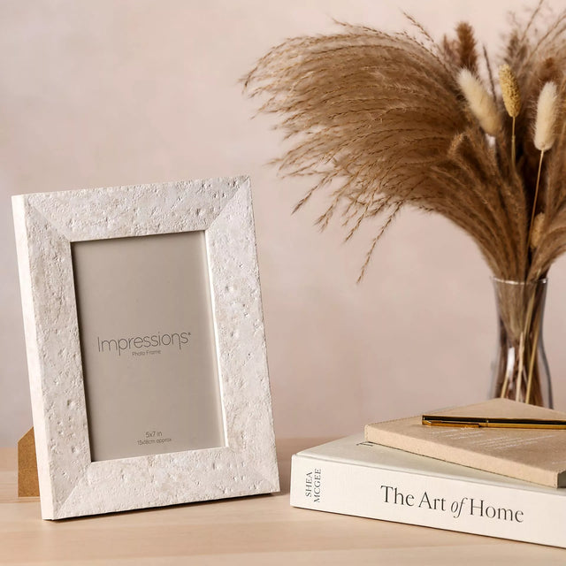 Rectangular White 5' x 7' Photo Frame
