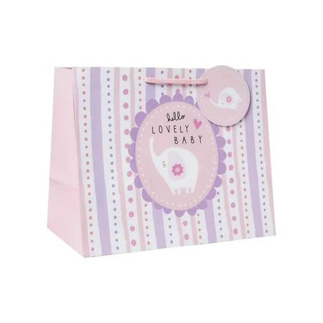 Lovely Baby Pink Tote Gift Bag
