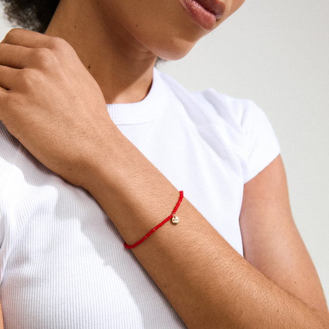 Pilgrim Gold and Red Indie Bracelet