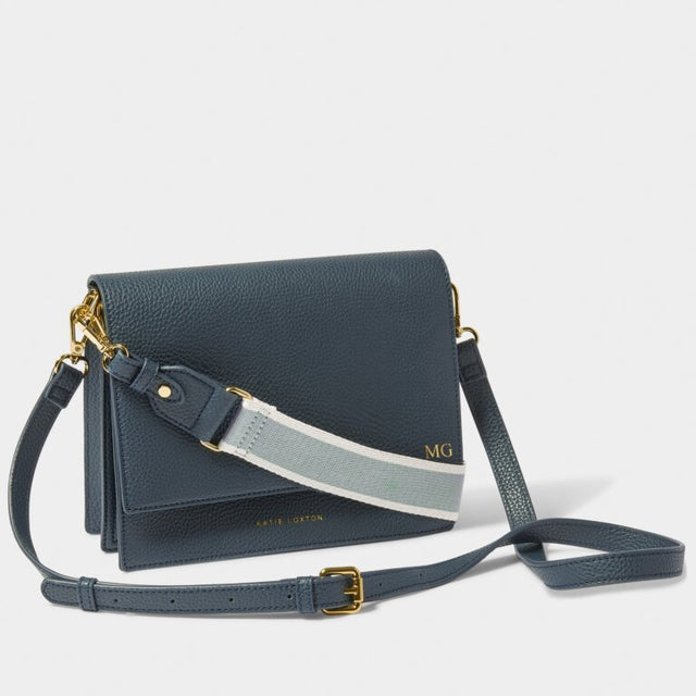 Katie Loxton Orla Canvas Strap Crossbody Bag - Navy