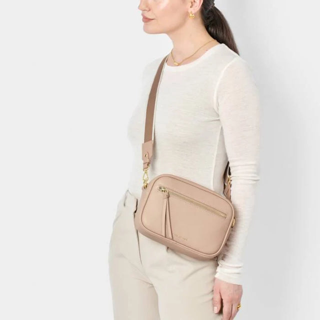 Hallie Crossbody Bag - Nude Pink