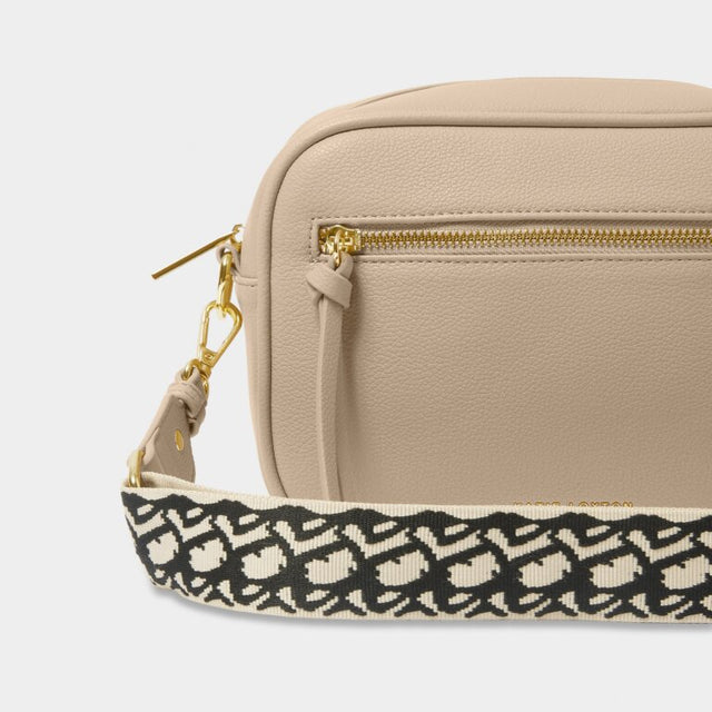 Katie Loxton Hallie Crossbody Bag - Light Taupe