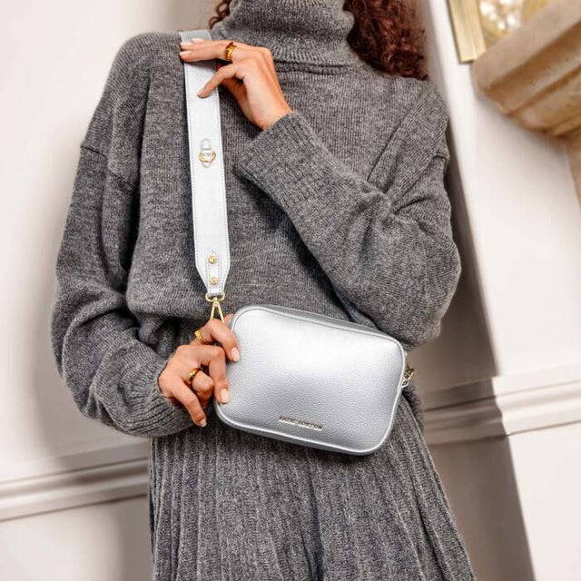 Zana Mini Cross-Body Bag - Silver