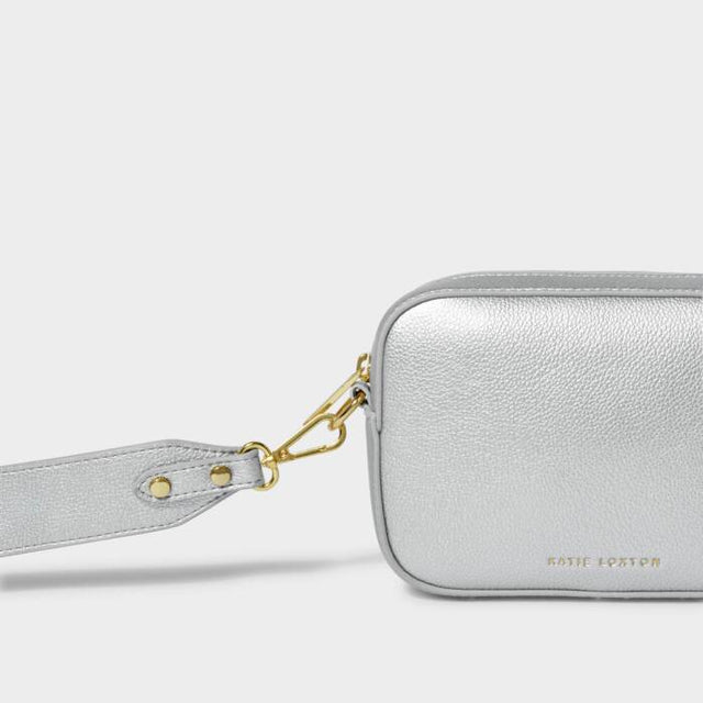 Zana Mini Cross-Body Bag - Silver