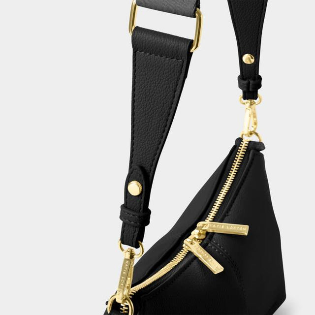 Laila Slouch Crossbody Bag - Black