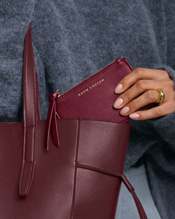 Katie Loxton Hallie Coin & Card Holder - Cherry