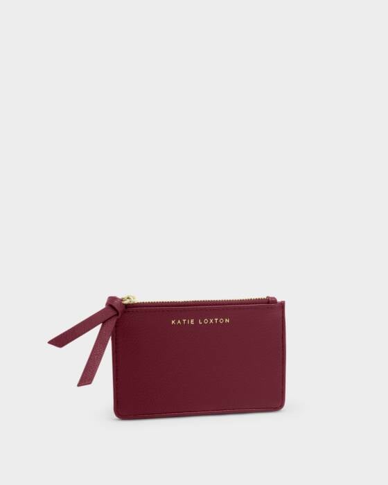 Katie Loxton Hallie Coin & Card Holder - Cherry