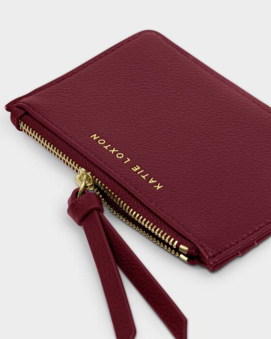 Katie Loxton Hallie Coin & Card Holder - Cherry