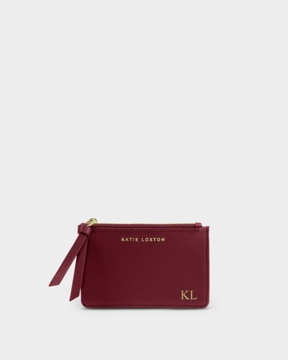 Katie Loxton Hallie Coin & Card Holder - Cherry