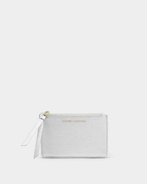 Katie Loxton Hallie Coin & Card Holder - Silver