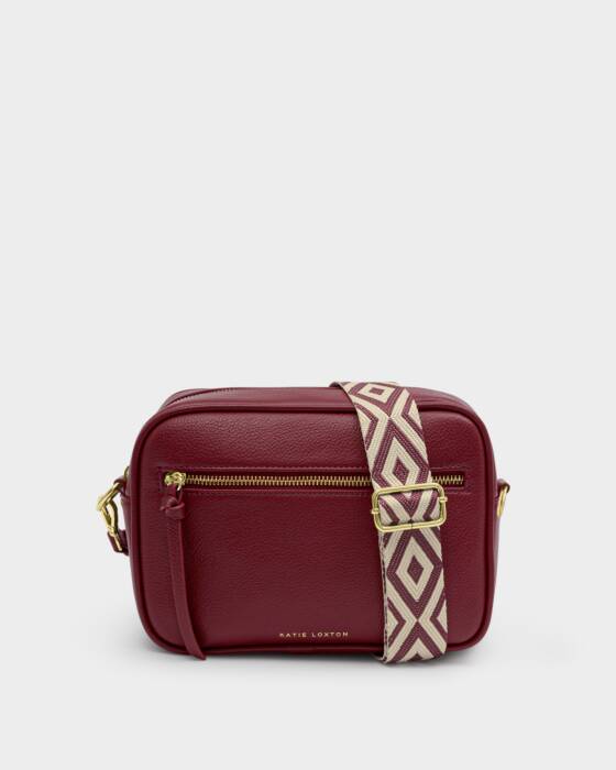 Katie Loxton Hallie Crossbody Bag - Cherry