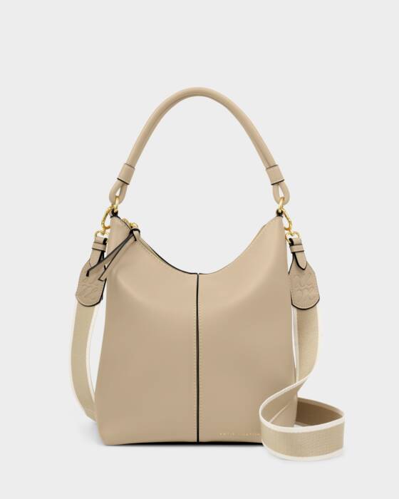 Katie Loxton Hallie Satchel Bag - Light Taupe