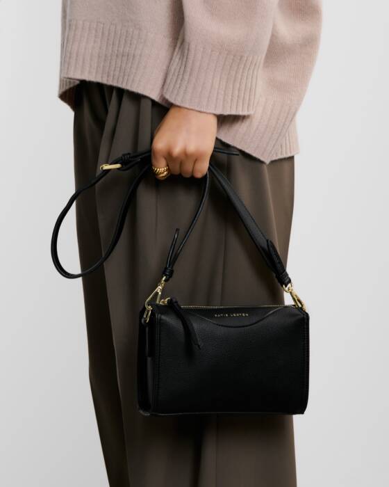 Katie Loxton Alba Crossbody Bag - BLACK