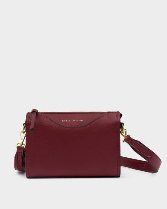 Katie Loxton Alba Crossbody Bag - CHERRY