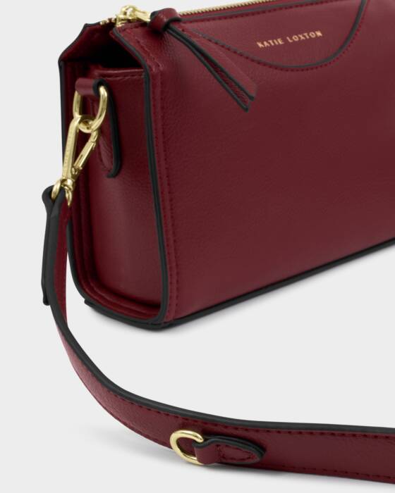 Katie Loxton Alba Crossbody Bag - CHERRY