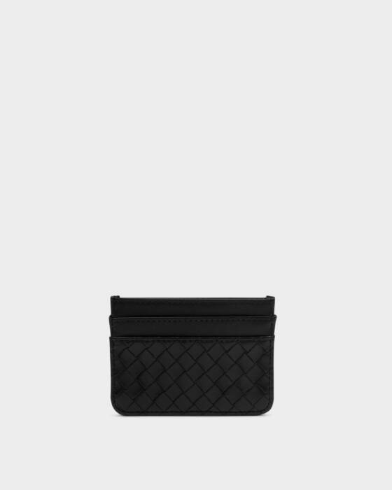 Katie Loxton Nova Woven Cardholder - Black