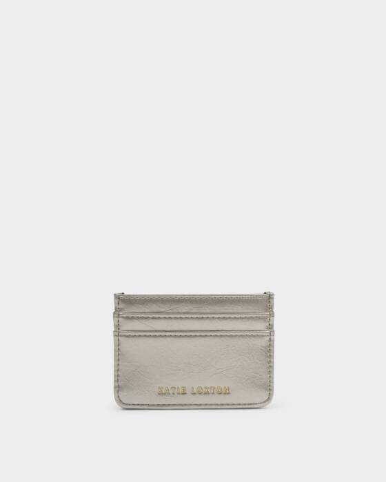 Katie Loxton Nova Patent Cardholder - Pewter