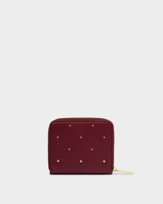 Katie Loxton Meela Studded Purse - Cherry