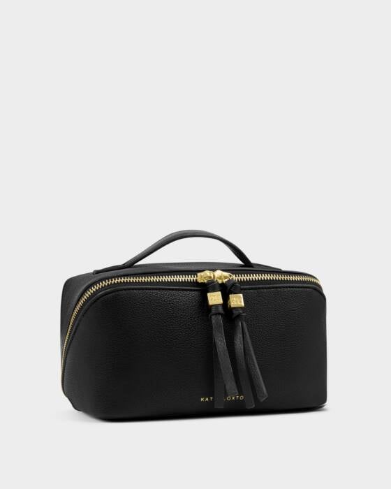 Katie Loxton Soho Fold Out Make Up / Wash Bag - Black