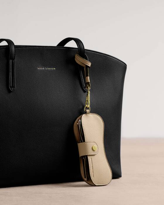 Katie Loxton Glasses Case - Light Taupe