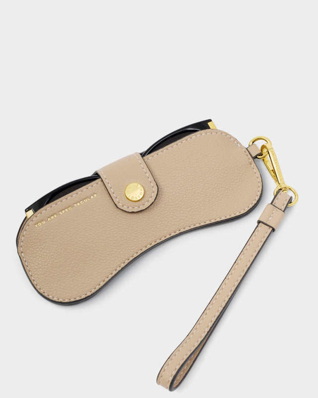 Katie Loxton Glasses Case - Light Taupe