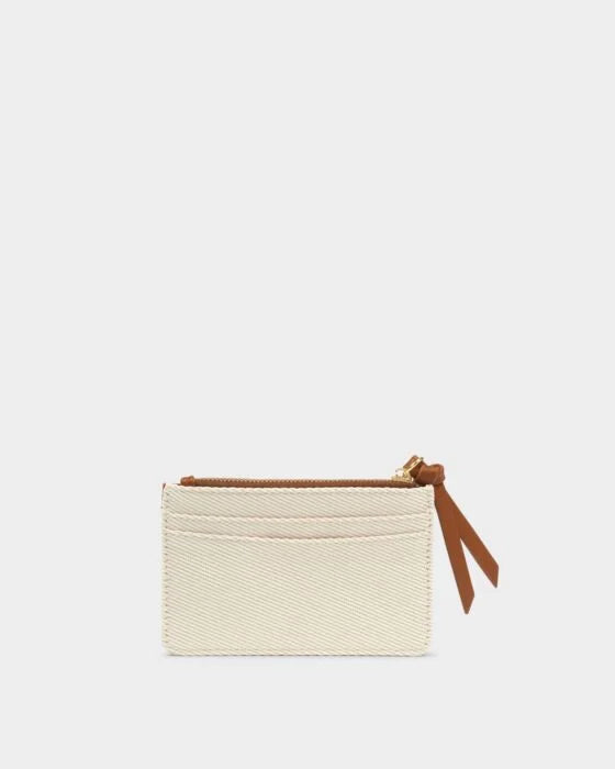 Katie Loxton Hallie Coin & Cardholder - Canvas/Cognac